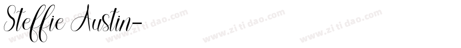 Steffie Austin字体转换